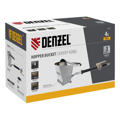 Хоппер-ковш HB1, 4 л, 350 л/мин Denzel по ценам производителя в Екатеринбурге с доставкой по всей России