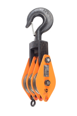 Блок монтажный трехрольный с крюком TOR 3,2 т по ценам производителя в Екатеринбурге с доставкой по всей России