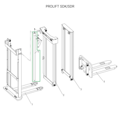 Центральный гидроцилиндр для штабелеров SDR1635/SDK1536 по ценам производителя в Екатеринбурге с доставкой по всей России