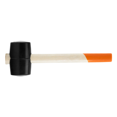 Киянка резиновая, 340 г, черная резина, деревянная рукоятка Sparta по ценам производителя в Екатеринбурге с доставкой по всей России