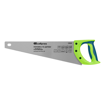 Ножовка по дереву"Зубец" для точных пильных работ, 400 мм, каленый зуб 2D, 14 TPI, двухкомпонентная рукоятка Сибртех по ценам производителя в Екатеринбурге с доставкой по всей России