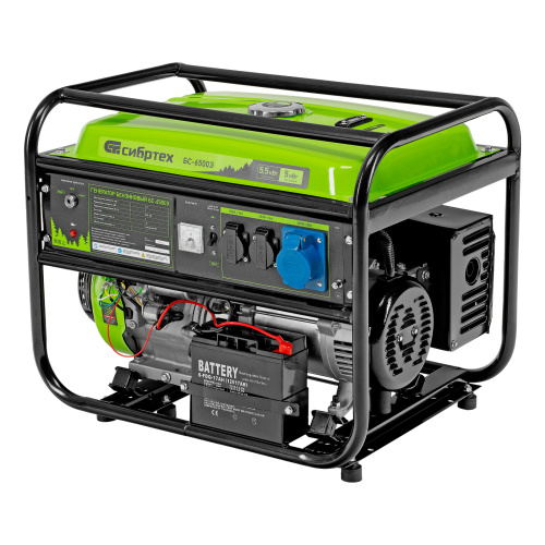 Генератор бензиновый БС-6500Э, 5.5 кВт, 230В, четырехтактный, 25 л, электростартер Сибртех по ценам производителя в Екатеринбурге с доставкой по всей России