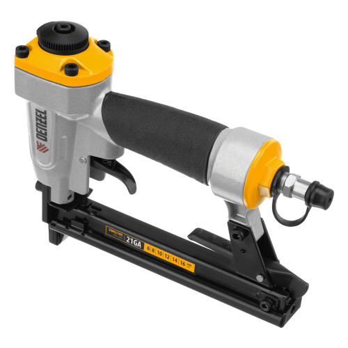 Степлер пневматический PS8016 для прямоугольных скоб 21GA от 6 до 16 мм Denzel по ценам производителя в Екатеринбурге с доставкой по всей России