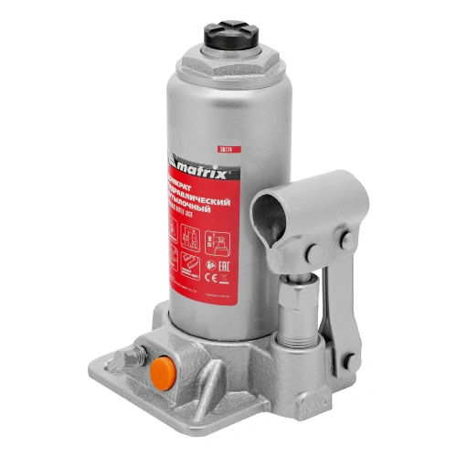 Домкрат гидравлический бутылочный, 3 т, h подъема 178-343 мм, в пластиковом кейсе Matrix по ценам производителя в Екатеринбурге с доставкой по всей России