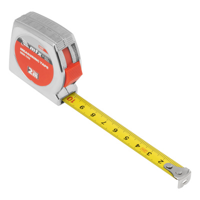 Рулетка Chrom, 2 м x 13 мм, хромированный корпус MTX по ценам производителя в Екатеринбурге с доставкой по всей России