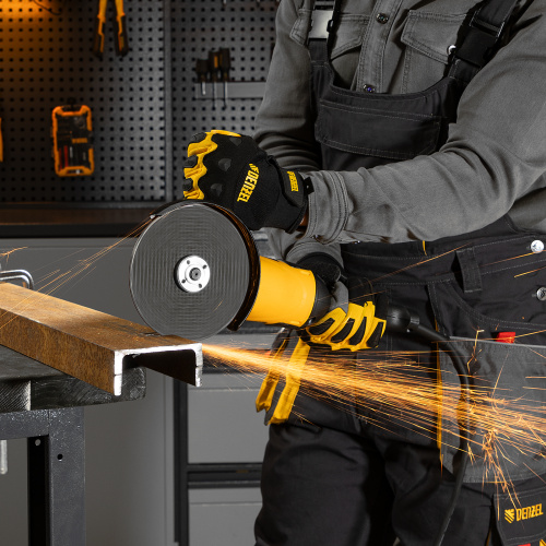 Машина шлифовальная угловая AG150-1500, 1500 Вт, 150 мм, 8500 об/мин Denzel по ценам производителя в Екатеринбурге с доставкой по всей России