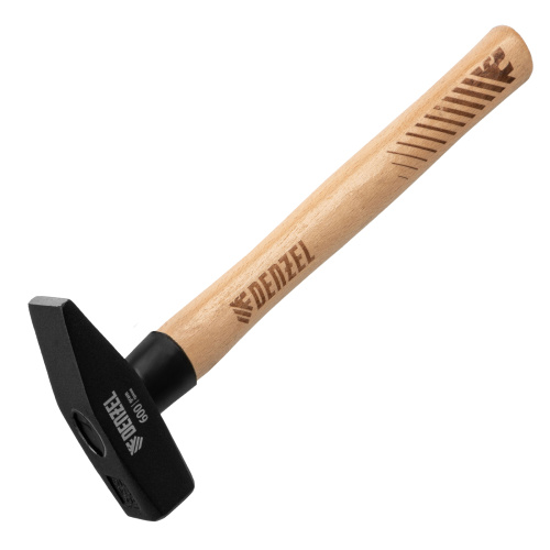 Молоток слесарный, 600 г, кованый квадратный боек, буковая рукоятка Denzel по ценам производителя в Екатеринбурге с доставкой по всей России