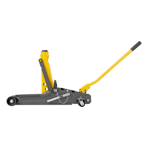 Домкрат гидравлический подкатной с фиксатором, 2,5 т,  85-385 мм, в пласт. кейсе Denzel по ценам производителя в Екатеринбурге с доставкой по всей России