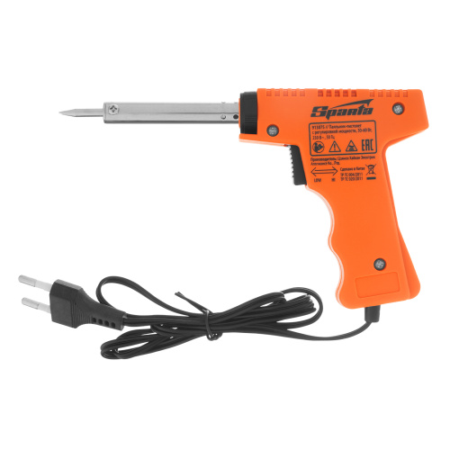 Паяльник-пистолет с регулировкой мощности 30-60 Вт, 220 В Sparta по ценам производителя в Екатеринбурге с доставкой по всей России