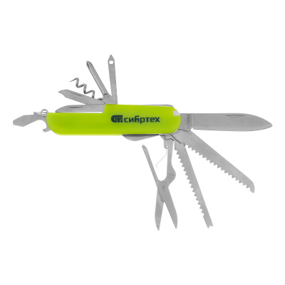 Нож многофункциональный, компактный размер, 15 функций, 90 мм Сибртех по ценам производителя в Екатеринбурге с доставкой по всей России