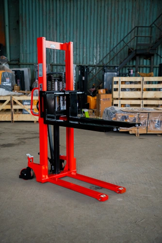 Штабелер гидравлический 2,0 т 1,6 м TOR CTY-E с раздвижными вилами по ценам производителя в Екатеринбурге с доставкой по всей России