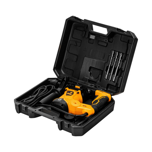 Перфоратор электрический RHV-1250-30, SDS-plus, 1250 Вт, 5 Дж, 3 плюс 1 режим Denzel по ценам производителя в Екатеринбурге с доставкой по всей России