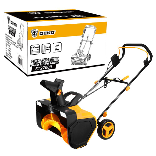 Снегоуборщик электрический DEKO ST2700R, 58см, 2700Вт, 2 фары по ценам производителя в Екатеринбурге с доставкой по всей России