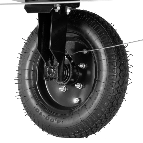 Прицеп для мотоблока TT-500, оцинк., груз. 500 кг, рег. сцепка, колеса 4.00-10, в упаковке Denzel по ценам производителя в Екатеринбурге с доставкой по всей России