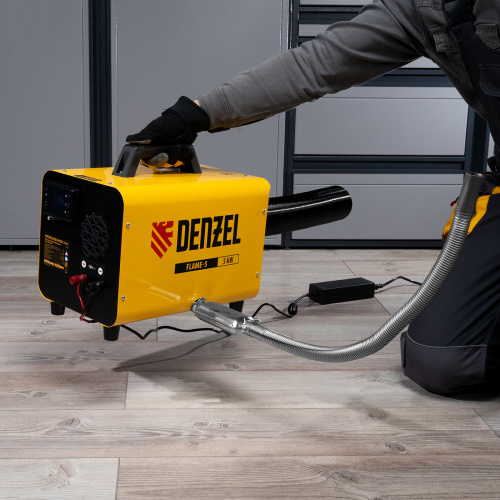 Дизельная тепловая портативная пушка  Flame-5, 5кВт, 300м3/ч, непр.наг., циф. терм. Denzel по ценам производителя в Екатеринбурге с доставкой по всей России