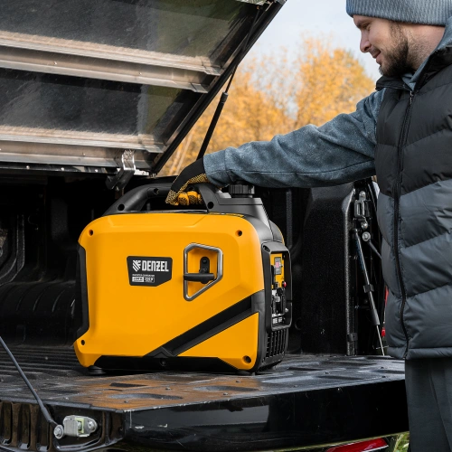 Генератор инверторный GS-2200iS, 2,2 кВт, 230 В, закрытый корпус, ручной старт DENZEL по ценам производителя в Екатеринбурге с доставкой по всей России