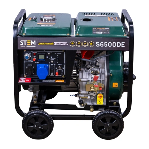 Генератор дизельный STEM Techno S6500DE (6.5 кВт, электростартер, дисплей, подогрев) по ценам производителя в Екатеринбурге с доставкой по всей России