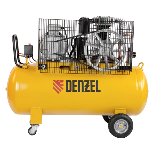 Компрессор воздушный, ременный привод BCI5500-T/200, 5.5 кВт, 200 литров, 850 л/мин Denzel по ценам производителя в Екатеринбурге с доставкой по всей России