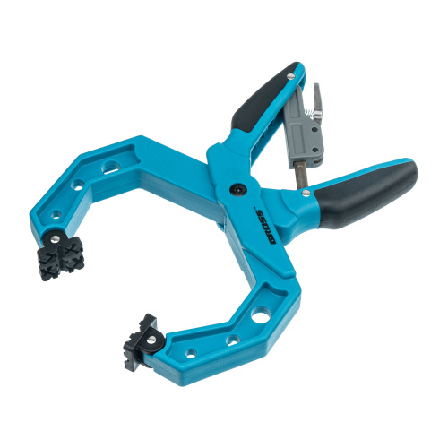 Струбцина клещеобразная 4, пластиковый корпус, храповой механизм жесткой фиксации, 100 мм Gross по ценам производителя в Екатеринбурге с доставкой по всей России