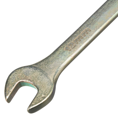 Ключ комбинированный, 12 мм, желтый цинк Сибртех по ценам производителя в Екатеринбурге с доставкой по всей России