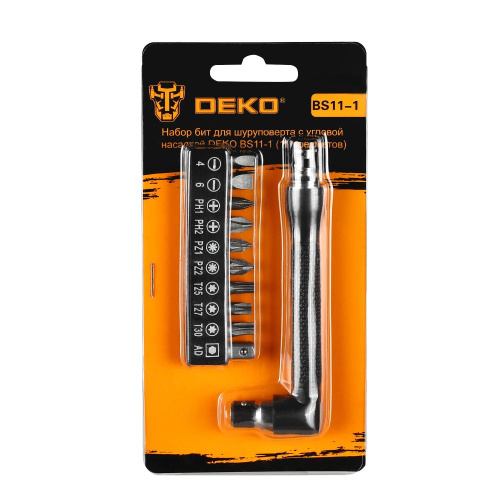 Набор бит с L-образным ключом DEKO BS11-1 (11 предметов) по ценам производителя в Екатеринбурге с доставкой по всей России