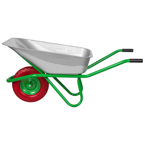 Тачка садово-строительная с PU колесом, грузоподъемность 180 кг, объем 90 л Сибртех по ценам производителя в Екатеринбурге с доставкой по всей России