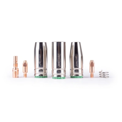 FoxWeld Набор комплектующих MIG-25 (2 наконечника, 3 сопла, 1 спираль к соплу, 1 диффузор газ., пр-во FoxWeld/КНР) купить в Москве с доставкой по всей России | ProtosMarket.ru