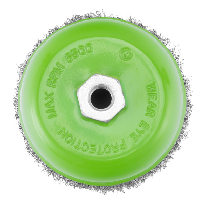 Щетка для УШМ, 125 мм, М14, "чашка", витая проволока Сибртех по ценам производителя в Екатеринбурге с доставкой по всей России