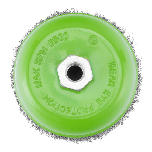 Щетка для УШМ, 125 мм, М14, "чашка", витая проволока Сибртех по ценам производителя в Екатеринбурге с доставкой по всей России