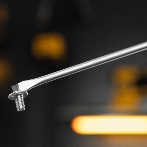 Отвертка, SL5x150 мм, S2, 3к рукоятка Denzel по ценам производителя в Екатеринбурге с доставкой по всей России