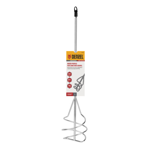 Миксер для песчано-гравийных смесей, 120 х 600 мм, оцинкованный, хвостовик SDS Plus Denzel по ценам производителя в Екатеринбурге с доставкой по всей России
