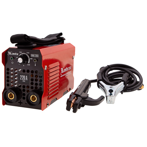 Инверторный аппарат дуговой сварки MMA-220S, 220 А, ПВ60%, диаметр электрода 1,6-5 мм MTX по ценам производителя в Екатеринбурге с доставкой по всей России