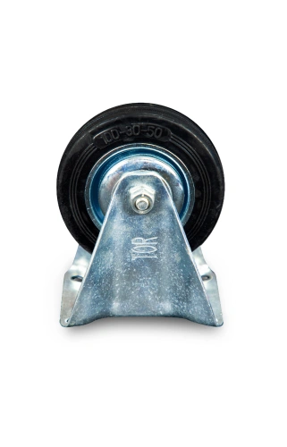 Колесо неповоротное резина FC 46 100 мм (N) по ценам производителя в Екатеринбурге с доставкой по всей России