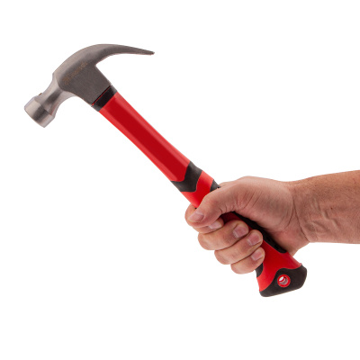 Молоток-гвоздодер, 450 г, боек c магнитом, фибергласовая обрезиненная рукоятка Matrix по ценам производителя в Екатеринбурге с доставкой по всей России