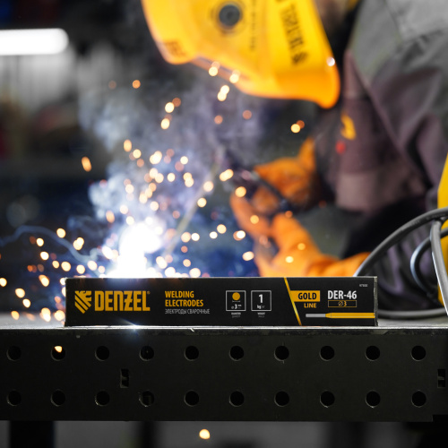 Электроды DER-46 Goldline, диам. 3 мм, 1 кг, рутил-целлюлозное покрытие Denzel по ценам производителя в Екатеринбурге с доставкой по всей России