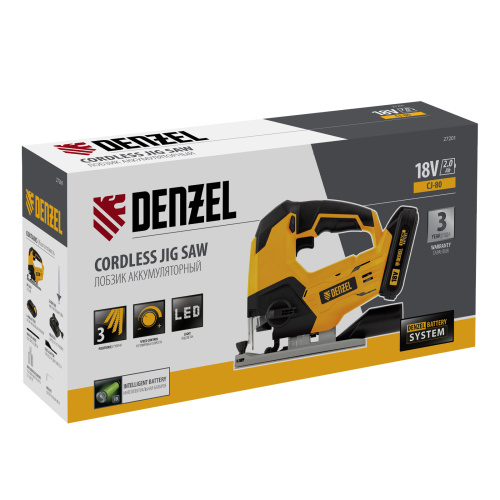 Лобзик аккумуляторный CJ-80, 18В Li-Ion Denzel по ценам производителя в Екатеринбурге с доставкой по всей России