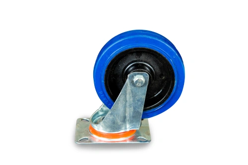 Колесо поворотное из эластичной резины MW100 125 мм по ценам производителя в Екатеринбурге с доставкой по всей России