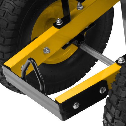 Тачка строительная, усиленная, объем 140 л, 250 кг, двухколесная, колесо 15х6.00-6 Denzel по ценам производителя в Екатеринбурге с доставкой по всей России