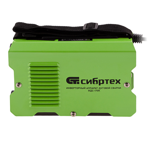 Инверторный аппарат дуговой сварки ИДС-170K, 170 А, ПВ 80%, диаметр электрода 1,6-3,2 мм Сибртех по ценам производителя в Екатеринбурге с доставкой по всей России