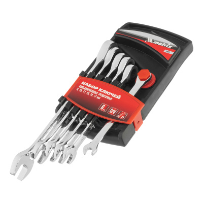 Набор ключей комбинированных, трещеточных 6 шт Matrix по ценам производителя в Екатеринбурге с доставкой по всей России