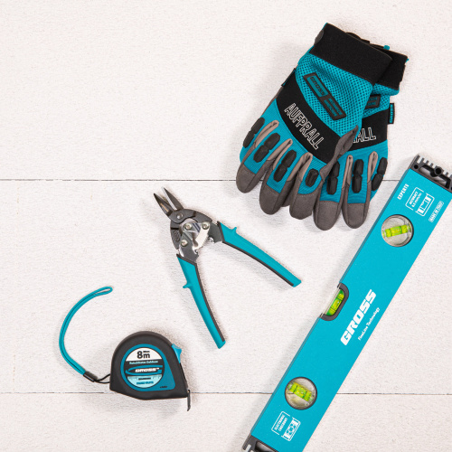 Ножницы по металлу "Piranha", 190 мм, прямой рез, сталь СrM, двухкомпонентные рукоятки Gross по ценам производителя в Екатеринбурге с доставкой по всей России