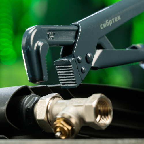 Ключ трубный рычажный КТР-2, 1.5", кованый, тип "L" Сибртех по ценам производителя в Екатеринбурге с доставкой по всей России