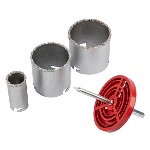 Набор коронок по керамической плитке, 33-67-73 мм, шестигранный хвостовик Matrix по ценам производителя в Екатеринбурге с доставкой по всей России