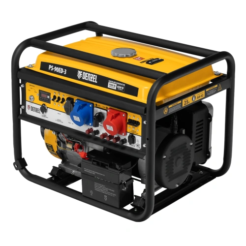 Генератор бензиновый PS 90 ED-3, 9.0 кВт, переключение режима 230 В/400 В, 25 л, электростартер Denzel по ценам производителя в Екатеринбурге с доставкой по всей России