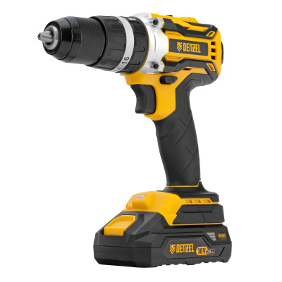 Дрель-шуруповерт аккумуляторная ударная бесщет CIDB-18-02, Li-Ion, 18 В Denzel по ценам производителя в Екатеринбурге с доставкой по всей России