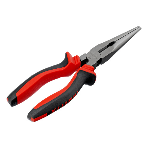 Длинногубцы прямые, 200 мм, хром-ванадий, двухкомпонентные рукоятки Matrix по ценам производителя в Екатеринбурге с доставкой по всей России