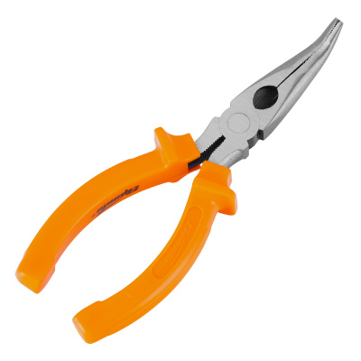 Длинногубцы изогнутые Classic, 160 мм, шлифованные, пластмассовые рукоятки Sparta по ценам производителя в Екатеринбурге с доставкой по всей России