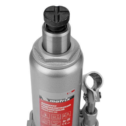 Домкрат гидравлический бутылочный, 6 т, h подъема 216-413 мм Matrix по ценам производителя в Екатеринбурге с доставкой по всей России