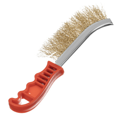 Щетка металлическая латунированная, пластиковая ручка Matrix по ценам производителя в Екатеринбурге с доставкой по всей России