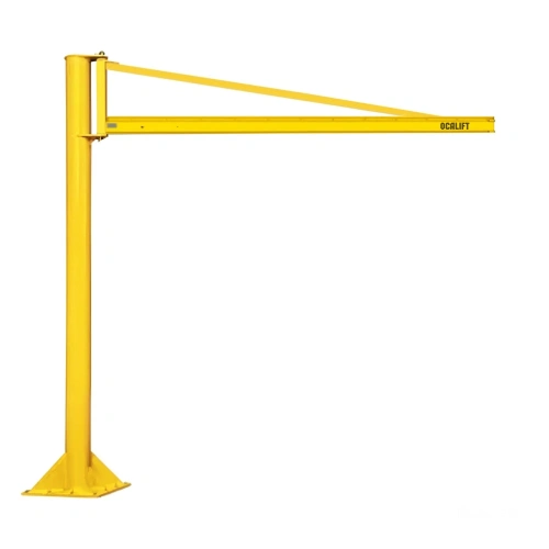 Кран консольный на колонне гп 500кг стрела 4м высота 4м КВК по ценам производителя в Екатеринбурге с доставкой по всей России